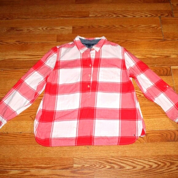 Tommy Hilfiger Plaid Button-Down Shirt  - Size XL - Picture 9 of 10